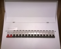16 Way Metal Consumer Unit Lower Access
