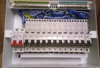 14 Way Metal Consumer unit internal